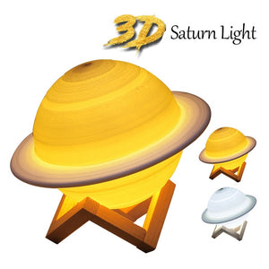 Rechargeable Moon Lamp 2 Color Change 3D Light Touch Switch 3D Print Lamp Moon Bedroom Bookcase Night Light Creative ночни